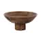 Hello Honey® 11.5" Walnut Mango Wood Footed Bowl